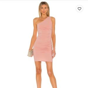 NWT x REVOLVE Kimberly Mini Dress in Light Mauve - size Medium